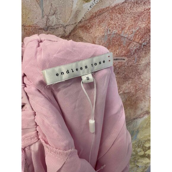 Anthropologie Endless Rose Strapless Textured Column Midi Dress - Picture 13 of 13